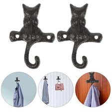 2 Pcs Cintres Chat Porte