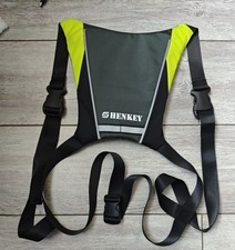 Gilet clignotant vélo/trottinette noir et jaune 5 signaux