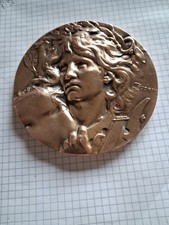 Grosse Medaille En Bronze ORPHEE par COUDRAY