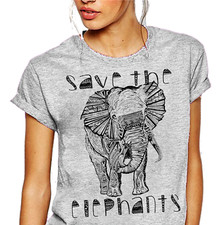 Save the elephants shirt-