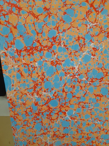 Papier marbré cuve de - papier,