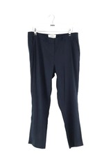 Pantalon slim en coton bleu