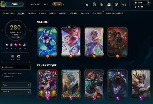 Compte émeraude league - compte,