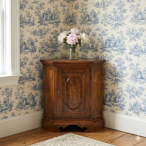 Meuble angle ancien style - d'angle,