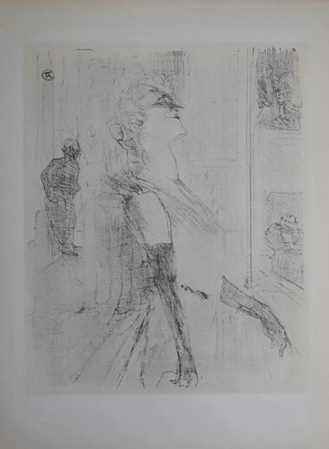Toulouse lautrec chanteuse - lautrec, :