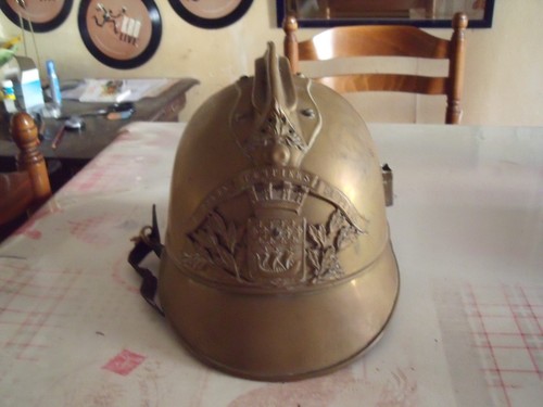 Ancien casque pompier de - ancien,