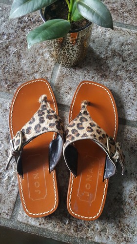 Sandales cuir véritable - en,