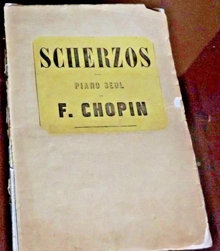 Partition chopin scherzos - f, chopin,