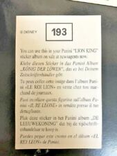 Lot de 10 stickers à choisir - Le Roi Lion (Disney) - Panini - 1994 et 2003