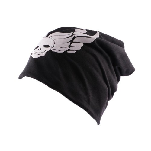 Bonnet biker oversize noir - biker,