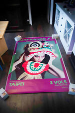 AIR FRANCE TAIPEI French Bus Shelter Vintage Tourism Poster Original 2018