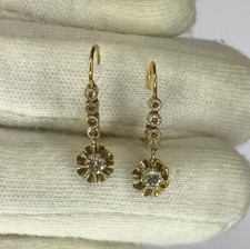 B/O Dormeuses en Or Jaune et