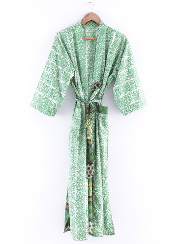 Robe chambre soie - robe, en
