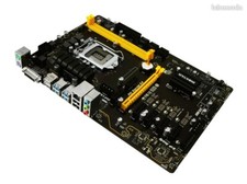 Carte mère BIOSTAR TB250-BTC+  Occasion mining 8 slots motherboard