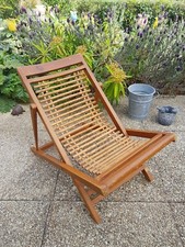 PETITE CHAISE TRANSAT JARDIN ENFANT BOIS BAMBOU 