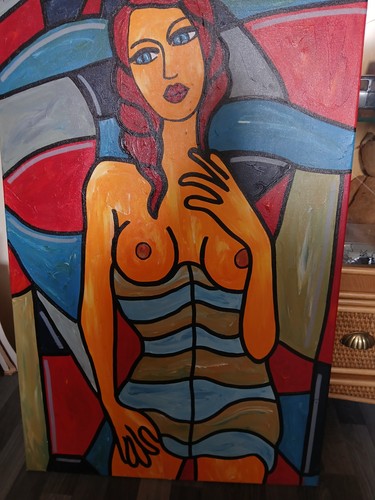 Kleyman huile sur toile - kleyman,