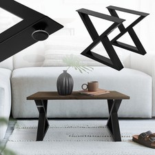 2 Pieds de table métal type X