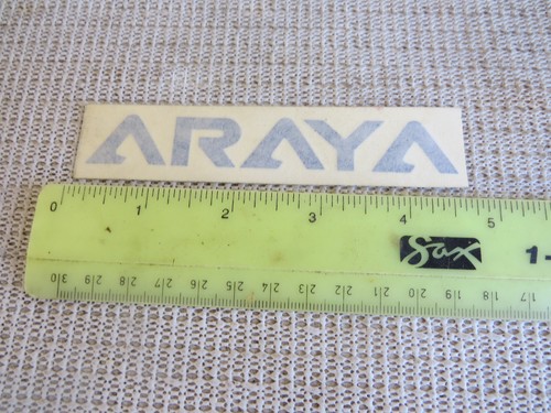 Araya decal rare bmx - 1, racing