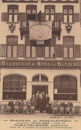 Cpa brasserie mons en - brasserie,