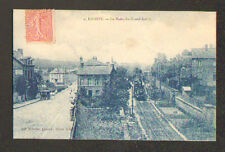 LISIEUX (14) TRAIN & ATTELAGE en GARE DU GRAND JARDIN en 1906