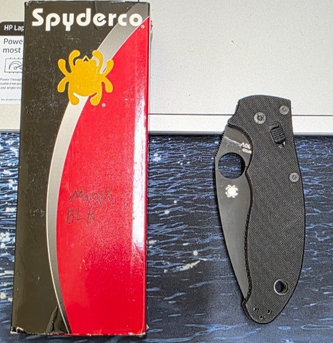 Spyderco manix black - spyderco, 2