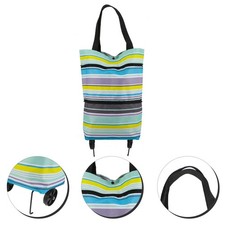  Sac À Roulettes Pour Chariot De Courses Caddie Provisions Pliables Fourre-tout