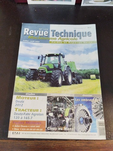 Revue technique machinisme - technique,