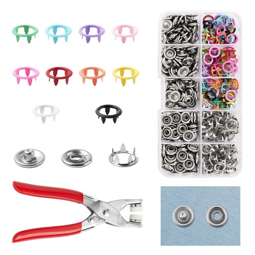 Boutons pression métalliques - boutons-pression,