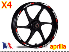 NEUF Autocollant DE JANTE APRILIA RACING REFLECHISSANT  STICKERS 