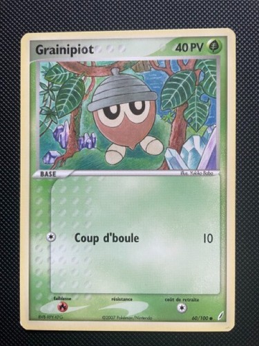 Carte pokémon grainipiot - carte,
