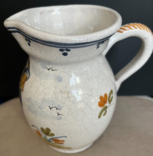 Faience Art Pottery Pitcher