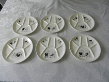 Lot Assiette à fondu illustrateur Jacques Faizant Saint Amand