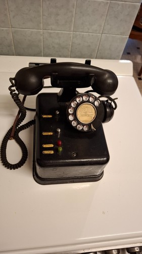 Téléphone ancien double - téléphone, à