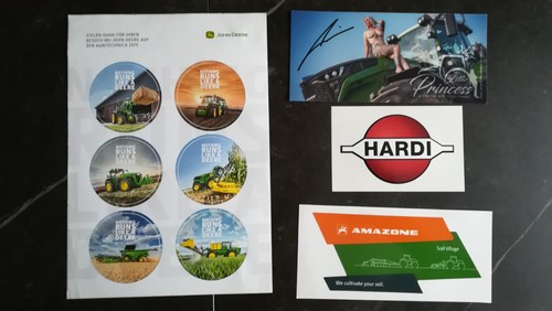 Lot autocollants et carte - lot,