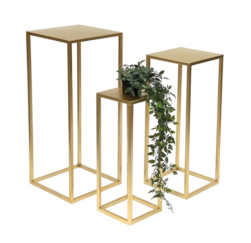 Tabouret fleurs métal - à,