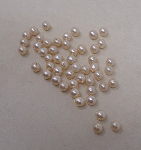 Lot perles anciennes en - perles,