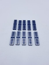 LEGO LOT 10 X TILE 1X4 MOTIF