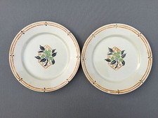 2 assiettes plates ancienne