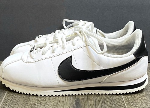 Nike cortez white black - gs, white/black