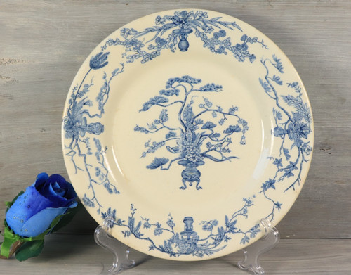 Assiette ancienne terre de - en,