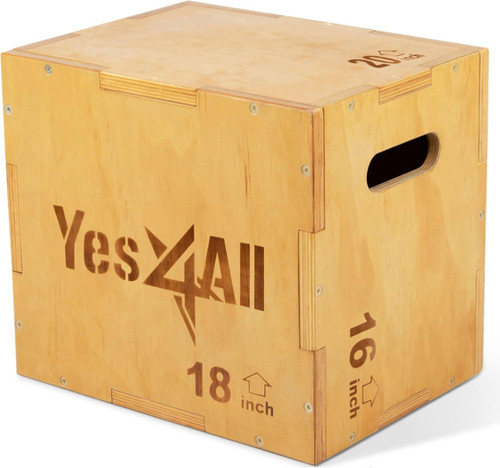 Wooden plyo box for - 3-in-1,
