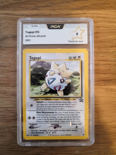 Carte pokémon togepi - carte,