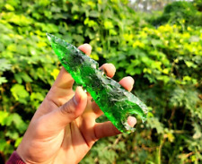 Pointe de flèche en obsidienne verte 6 pouces | lance Athame | flèche en croi...