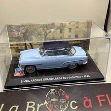 Altaya 1/43 , Collection SIMCA , Aronde Grand Large Rue De La Paix 1956