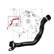 Durite turbo tuyau d'air pour