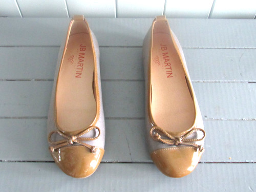 Ballerines cuir vernis - , et