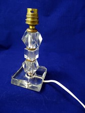 Lampe de table année 50-60 en plexiglass 