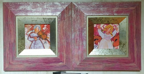 Paire tableaux hsc - tableaux,, danielle