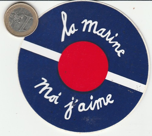Autocollant militaire marine - autocollant.,