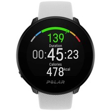 Polar Unite Montre cardio avec capteur intégré 43 mm blanc